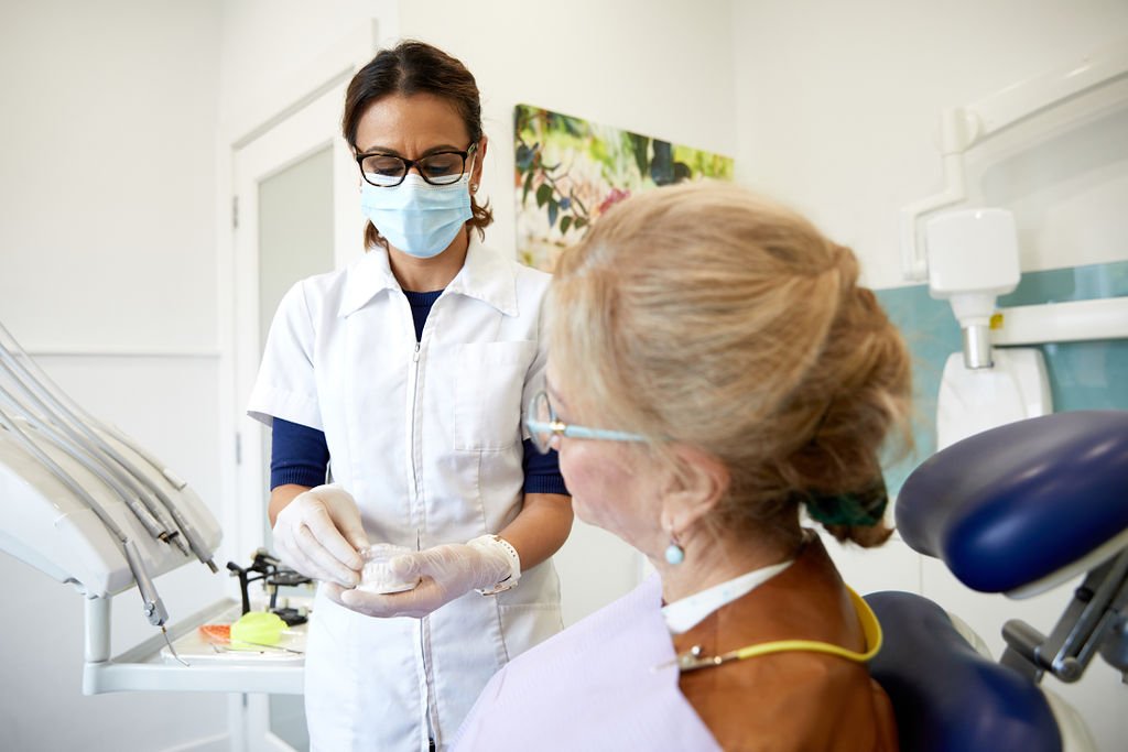 Dentist with patient at Tuart Hill Dental, near Balcatta Perth, WA